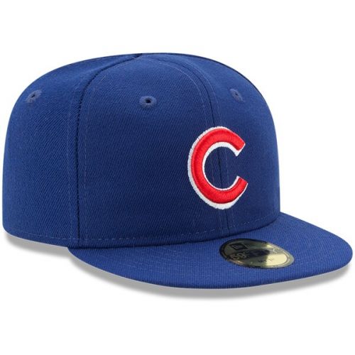  Infant Chicago Cubs New Era Red Authentic Collection On-Field My First 59FIFTY Fitted Hat