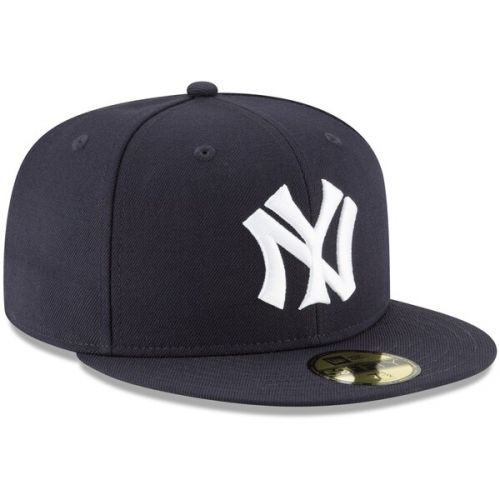  Men's New York Yankees New Era Navy Cooperstown Collection Wool 59FIFTY Fitted Hat