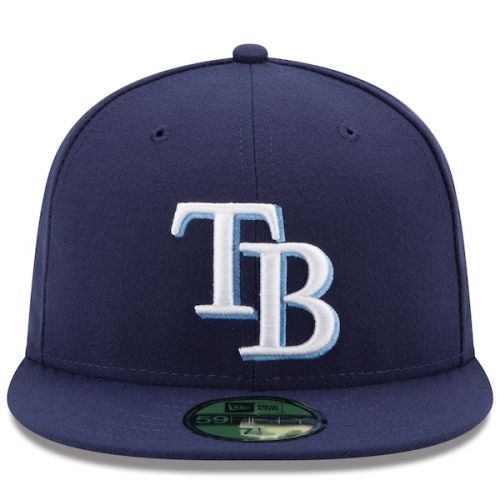  Men's Tampa Bay Rays New Era Navy Game Authentic Collection On-Field 59FIFTY Fitted Hat