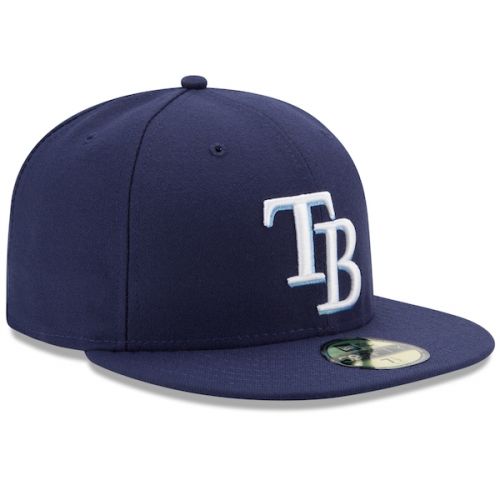 Men's Tampa Bay Rays New Era Navy Game Authentic Collection On-Field 59FIFTY Fitted Hat