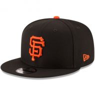 Men's San Francisco Giants New Era Black Team Color 9FIFTY Adjustable Hat
