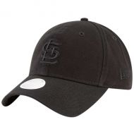 Women's St. Louis Cardinals New Era Black 9TWENTY Core Classic Twill Adjustable Hat
