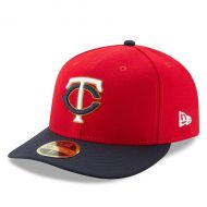 Men's Minnesota Twins New Era RedNavy Alternate 2 Authentic Collection On-Field Low Profile 59FIFTY Fitted Hat