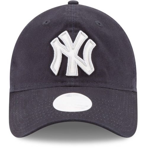  Women's New York Yankees New Era Navy Team Glisten 9TWENTY Adjustable Hat