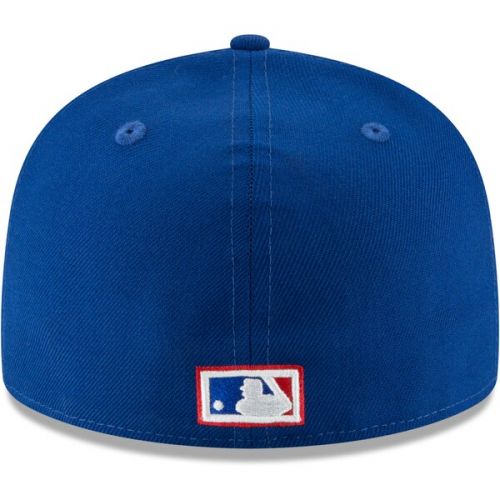  Men's Toronto Blue Jays New Era White Cooperstown Collection Wool 59FIFTY Fitted Hat