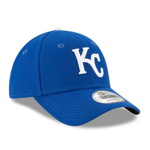  Men's Kansas City Royals New Era Royal League 9FORTY Adjustable Hat