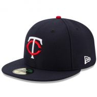 Men's Minnesota Twins New Era Navy Home Authentic Collection On-Field 59FIFTY Fitted Hat