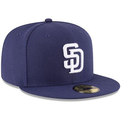  Men's San Diego Padres New Era Navy Authentic Collection On-Field 59FIFTY Fitted Hat