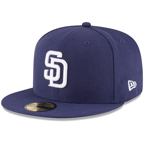  Men's San Diego Padres New Era Navy Authentic Collection On-Field 59FIFTY Fitted Hat