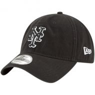 Men's New York Mets New Era Black Core Classic Twill 9TWENTY Adjustable Hat