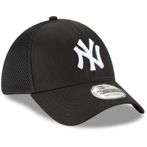  Men's New York Yankees New Era Black Neo 39THIRTY Unstructured Flex Hat