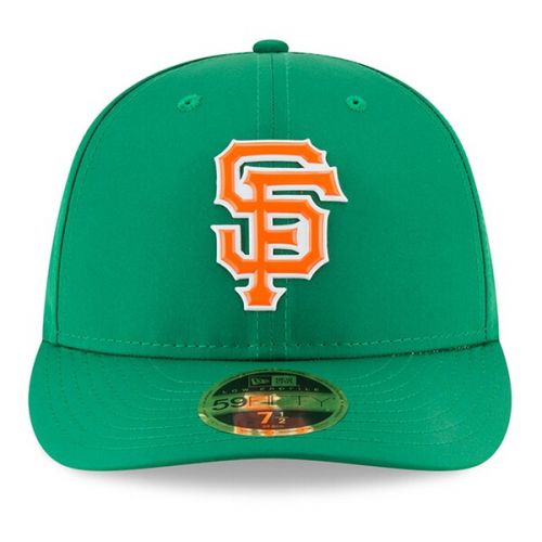  Men's San Francisco Giants New Era Green 2018 St. Patrick's Day Prolight Low Profile 59FIFTY Fitted Hat