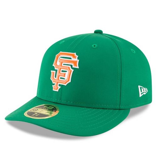  Men's San Francisco Giants New Era Green 2018 St. Patrick's Day Prolight Low Profile 59FIFTY Fitted Hat