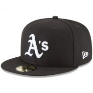 Men's Oakland Athletics New Era Black Basic 59FIFTY Fitted Hat