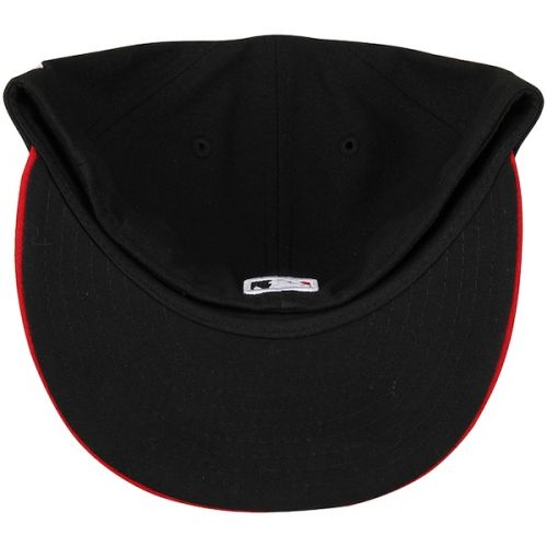  Men's Cincinnati Reds New Era BlackRed Alternate Authentic Collection On-Field 59FIFTY Fitted Hat