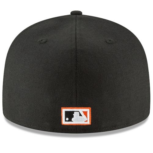  Men's San Francisco Giants New Era Black Cooperstown Collection Wool 59FIFTY Fitted Hat