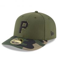 Men's Pittsburgh Pirates New Era Olive 2018 Alt 3 Authentic Collection On-Field Low Profile 59FIFTY Fitted Hat