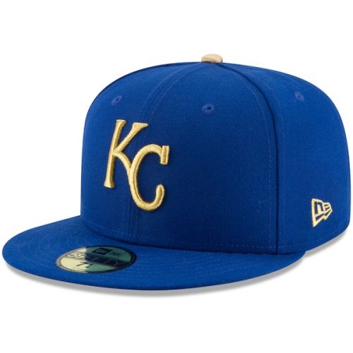  Men's Kansas City Royals New Era Royal Authentic Collection 59FIFTY Fitted Hat