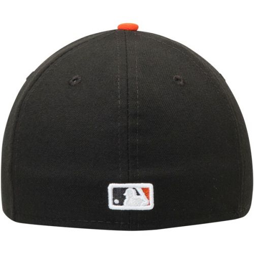  Men's Baltimore Orioles New Era BlackOrange Alternate 2 Authentic Collection On-Field Low Profile 59FIFTY Fitted Hat