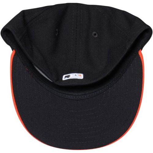  Men's Baltimore Orioles New Era BlackOrange Alternate 2 Authentic Collection On-Field Low Profile 59FIFTY Fitted Hat