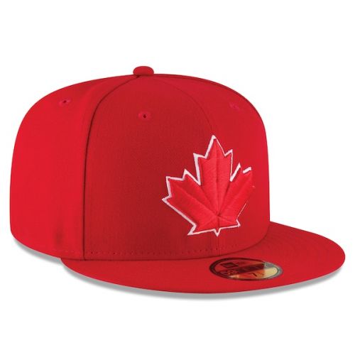  Men's Toronto Blue Jays New Era Scarlet 2017 Authentic Collection On-Field 59FIFTY Fitted Hat