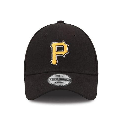  Men's Pittsburgh Pirates New Era Black The League 9FORTY Adjustable Hat