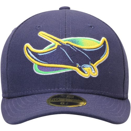  Men's Tampa Bay Rays New Era Navy Alternate Authentic Collection On-Field Low Profile 59FIFTY Fitted Hat