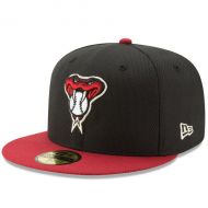 Men's Arizona Diamondbacks New Era BlackRed Diamond Era 59FIFTY Fitted Hat