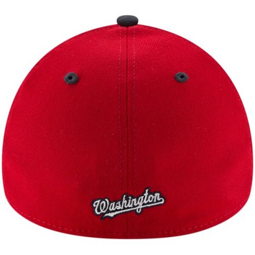 Men's Washington Nationals New Era Red Alternate 3 Team Classic 39THIRTY Flex Hat