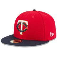 Men's Minnesota Twins New Era RedNavy Alternate 2 Authentic Collection On-Field 59FIFTY Fitted Hat
