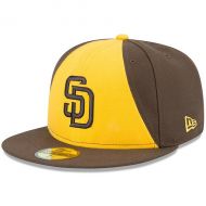 Men's San Diego Padres New Era BrownGold Authentic Collection On-Field 59FIFTY Fitted Hat