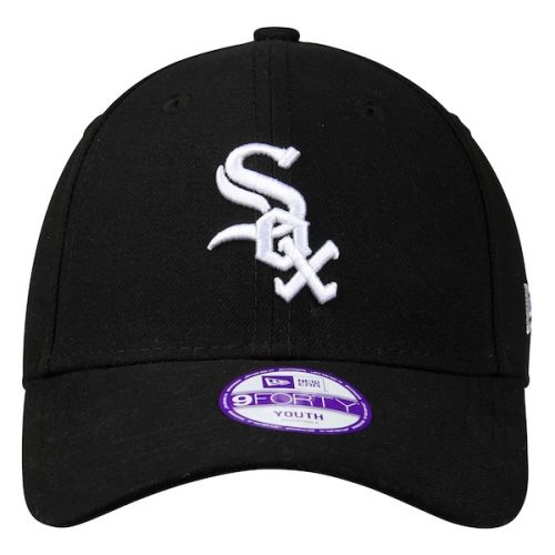  Youth Chicago White Sox New Era Black The League 9Forty Adjustable Hat