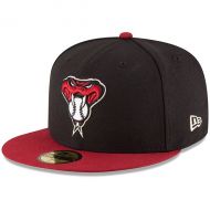 Men's Arizona Diamondbacks New Era BlackRed Authentic Collection On-Field 59FIFTY Fitted Hat