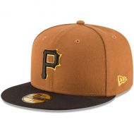 Men's Pittsburgh Pirates New Era GoldBlack Alternate Authentic Collection On-Field 59FIFTY Fitted Hat