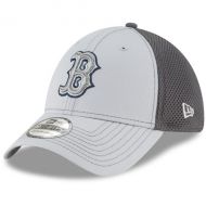 Men's Boston Red Sox New Era Gray Grayed Out Neo 39THIRTY Flex Hat