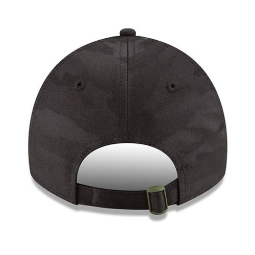  Women's Texas Rangers New Era Black 2018 Memorial Day 9TWENTY Adjustable Hat