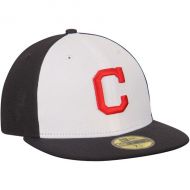 Men's Cleveland Indians New Era NavyWhite Game Diamond Era 59FIFTY Fitted Hat