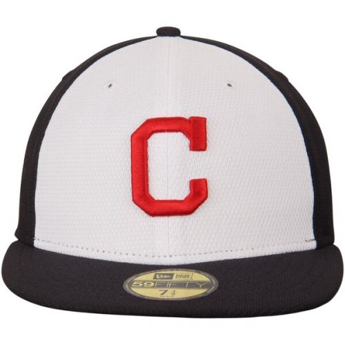  Men's Cleveland Indians New Era NavyWhite Game Diamond Era 59FIFTY Fitted Hat