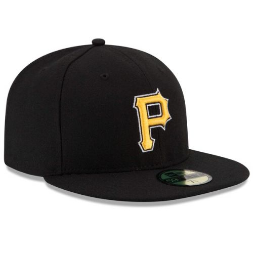  Men's Pittsburgh Pirates New Era Black Alternate Authentic Collection On-Field 59FIFTY Fitted Hat