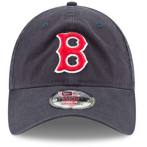  Men's Boston Red Sox New Era Navy Cooperstown Collection Core Classic Replica 9TWENTY Adjustable Hat
