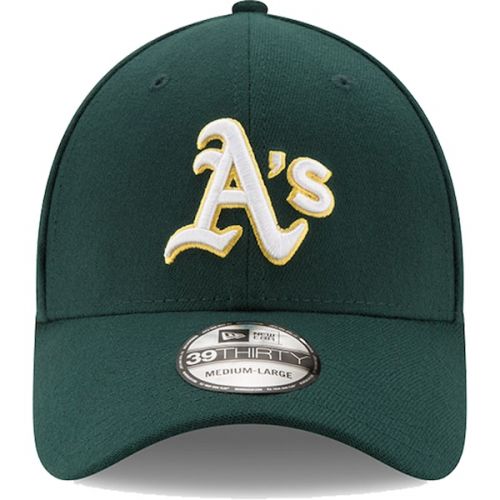  Men's Oakland Athletics New Era Green Team Classic Road 39THIRTY Flex Hat