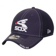 Men's Chicago White Sox New Era Navy Wordmark Neo 39THIRTY Flex Hat