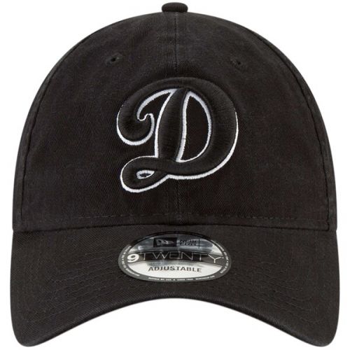  Men's Los Angeles Dodgers New Era Black Core Classic Twill 9TWENTY Adjustable Hat