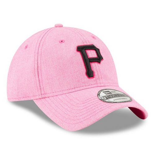  Men's Pittsburgh Pirates New Era Pink 2018 Mother's Day 9TWENTY Adjustable Hat