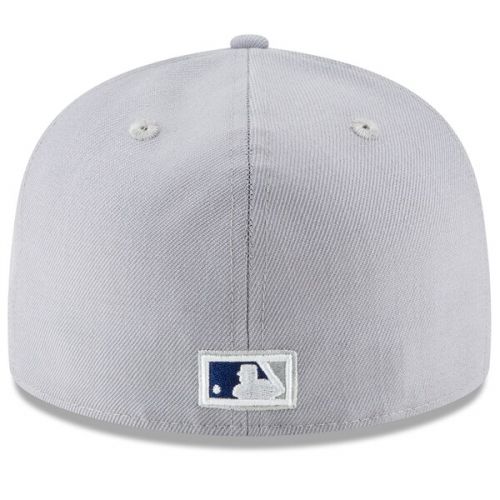  Men's Los Angeles Dodgers New Era Gray Cooperstown Collection Wool 59FIFTY Fitted Hat