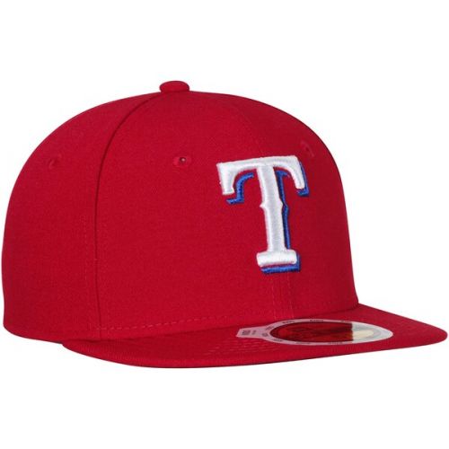  Youth Texas Rangers New Era Red Authentic Collection On-Field Alternate 59FIFTY Fitted Hat