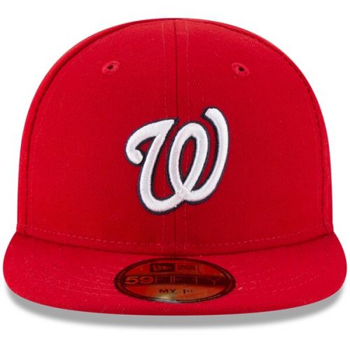  Infant Washington Nationals New Era Red Authentic Collection On-Field My First 59FIFTY Fitted Hat