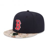 Men's Boston Red Sox New Era Navy 2015 Memorial Day On-Field 59FIFTY Fitted Hat