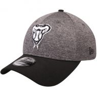 Men's Arizona Diamondbacks New Era Heathered GrayBlack Shadow Tech 39THIRTY Flex Hat