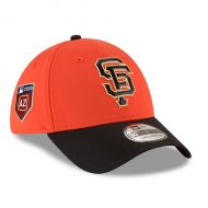Men's San Francisco Giants New Era Black 2018 Spring Training Collection Prolight 39THIRTY Flex Hat